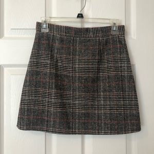 SHEIN Plaid Mini Skirt